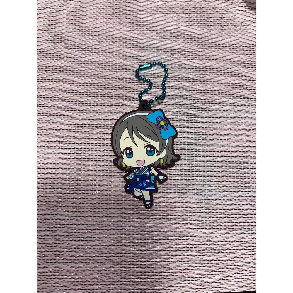 You Watanabe Love Live Aquors Rubber Keychain Kimono